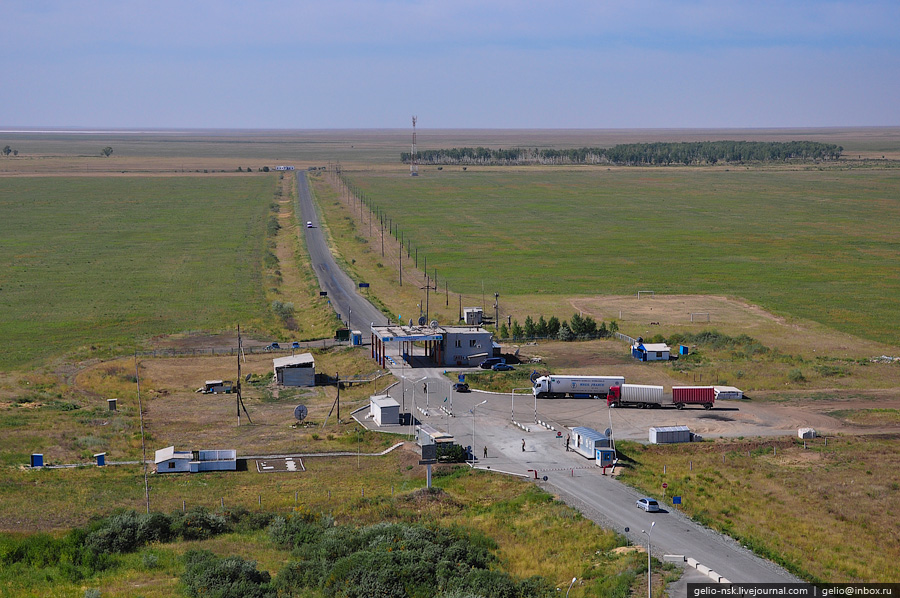 Новосибирская область с высоты птичьего полета