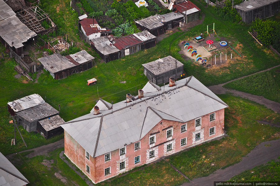 Новосибирская область с высоты птичьего полета
