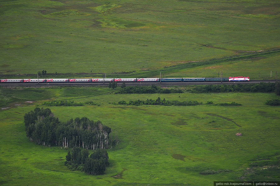 Новосибирская область с высоты птичьего полета