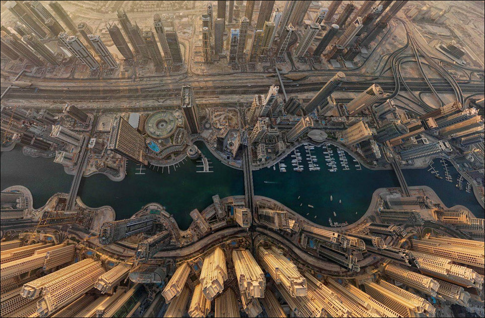 Дубаи с высоты птичьего полета