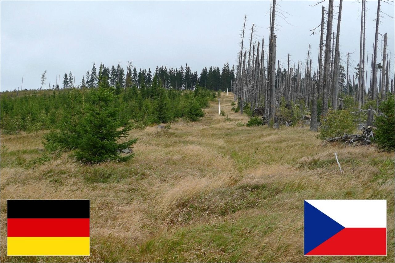 Граница Германии и Чехии