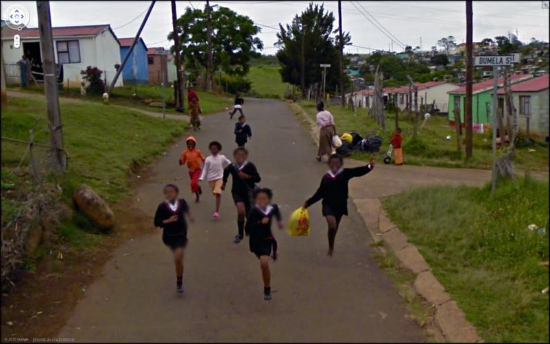 Интересное на Google Street View