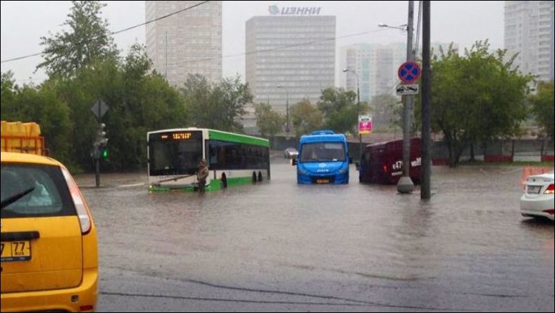наводнение в Москве