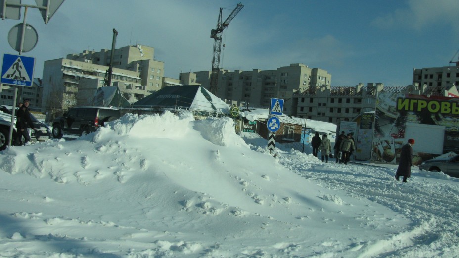Снежная буря на Украине. Дорога из Херсона в Вознесенск herson-voznesensk-05