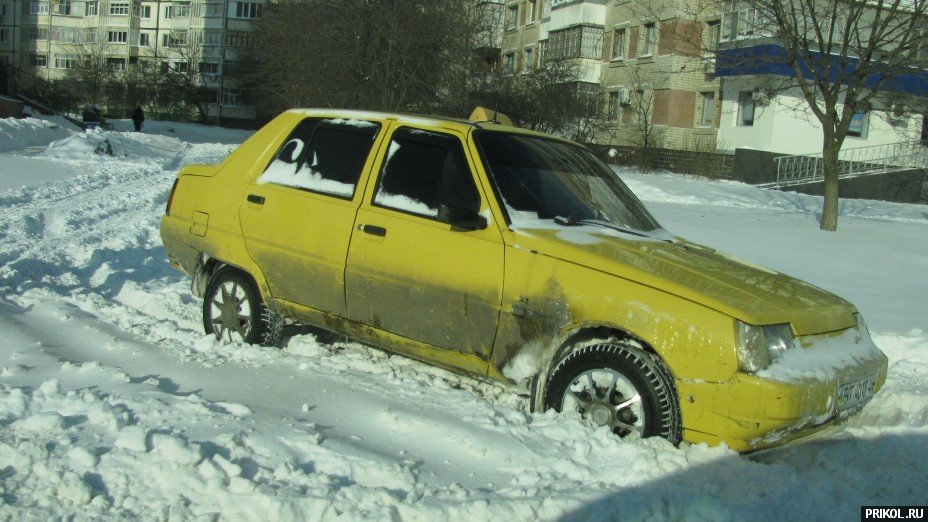 Снежная буря на Украине. Дорога из Херсона в Вознесенск herson-voznesensk-07