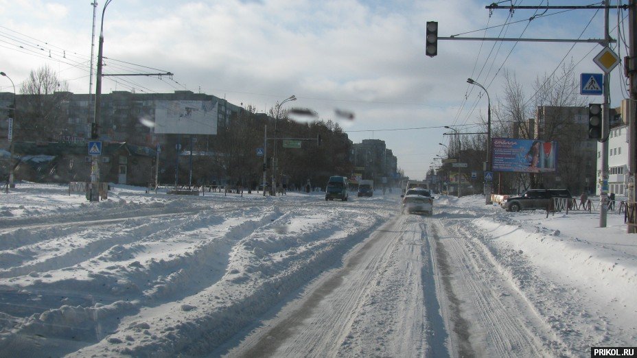 Снежная буря на Украине. Дорога из Херсона в Вознесенск herson-voznesensk-08