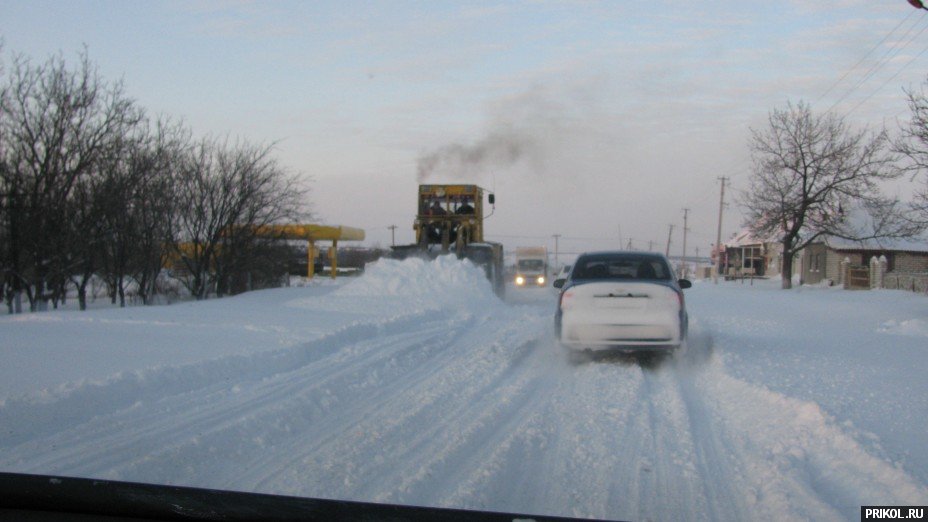 Снежная буря на Украине. Дорога из Херсона в Вознесенск herson-voznesensk-100