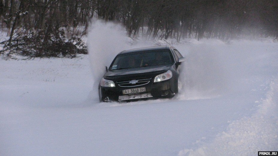 Снежная буря на Украине. Дорога из Херсона в Вознесенск herson-voznesensk-103