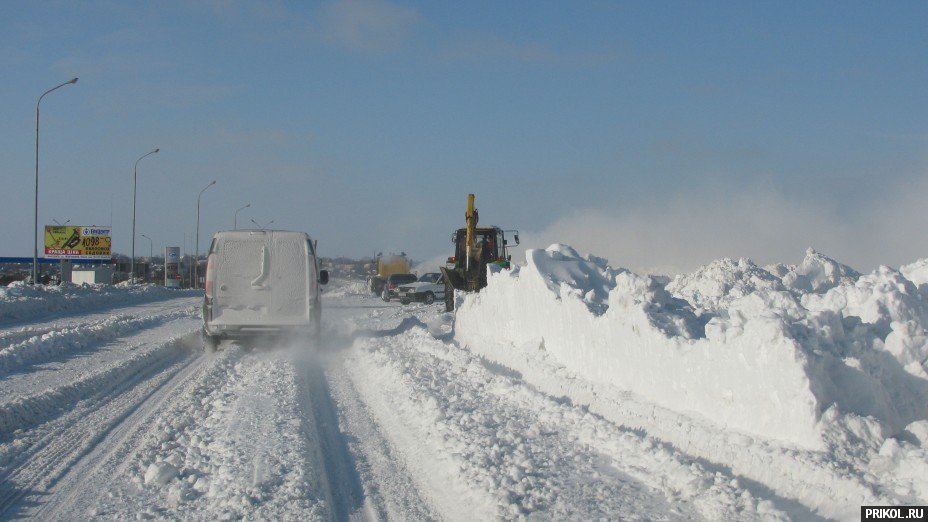 Снежная буря на Украине. Дорога из Херсона в Вознесенск herson-voznesensk-28