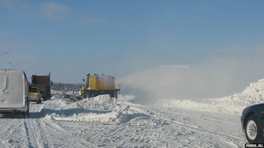 Снежная буря на Украине. Дорога из Херсона в Вознесенск herson-voznesensk-29