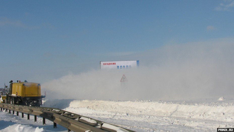 Снежная буря на Украине. Дорога из Херсона в Вознесенск herson-voznesensk-31
