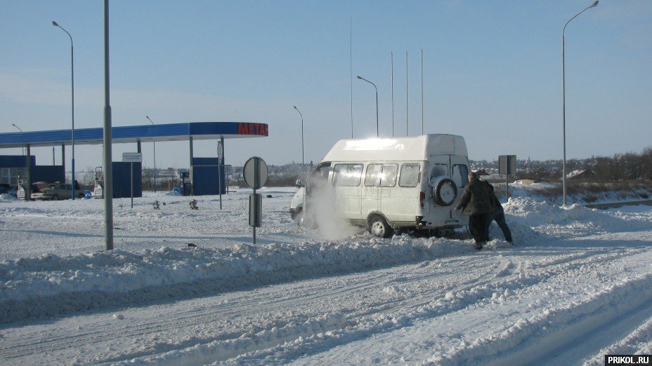 Снежная буря на Украине. Дорога из Херсона в Вознесенск herson-voznesensk-32
