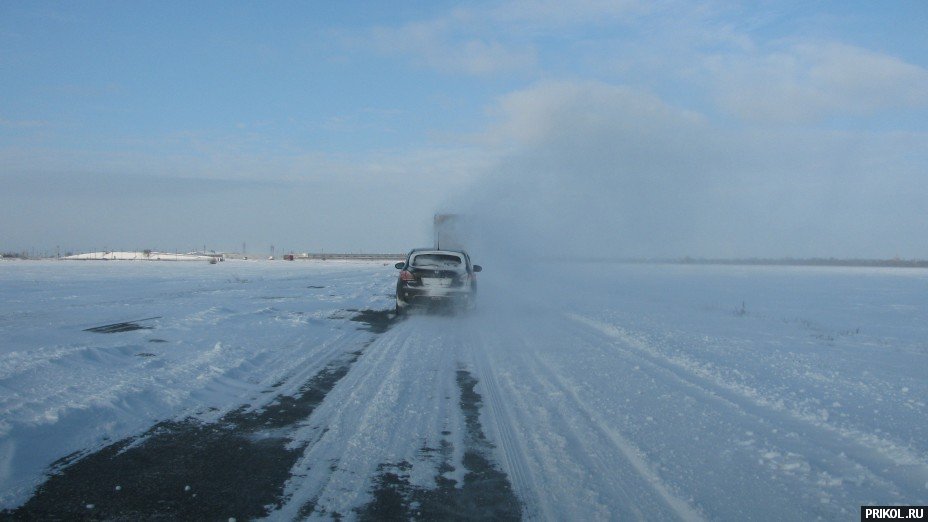 Снежная буря на Украине. Дорога из Херсона в Вознесенск herson-voznesensk-72