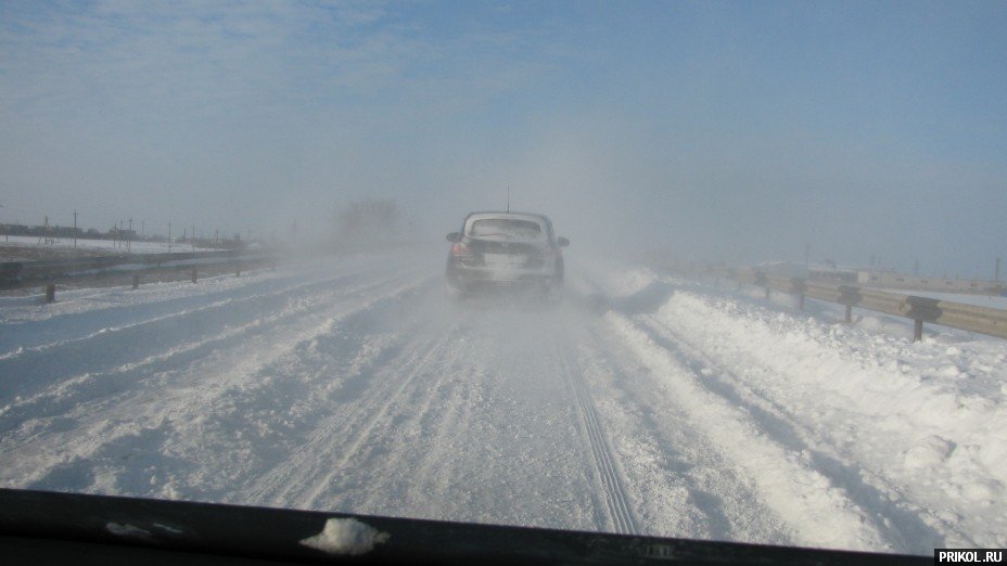 Снежная буря на Украине. Дорога из Херсона в Вознесенск herson-voznesensk-75