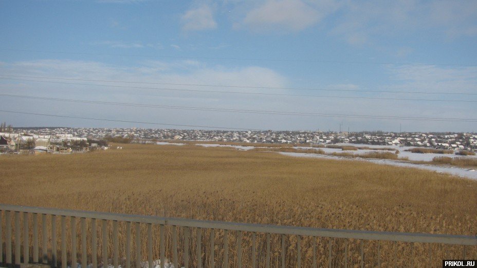 Снежная буря на Украине. Дорога из Херсона в Вознесенск herson-voznesensk-80