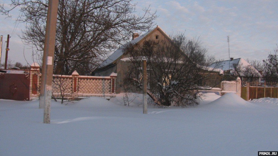 Снежная буря на Украине. Дорога из Херсона в Вознесенск herson-voznesensk-94