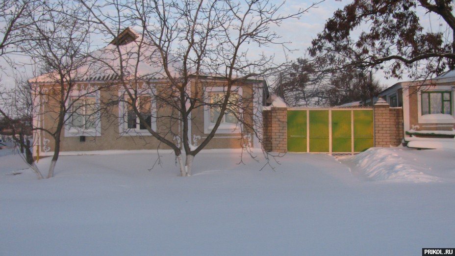 Снежная буря на Украине. Дорога из Херсона в Вознесенск herson-voznesensk-95