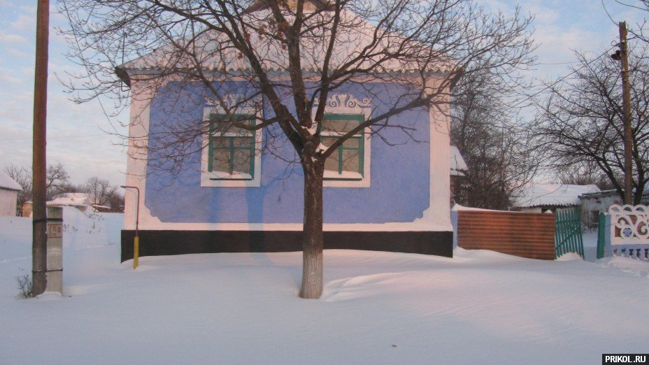 Снежная буря на Украине. Дорога из Херсона в Вознесенск herson-voznesensk-97