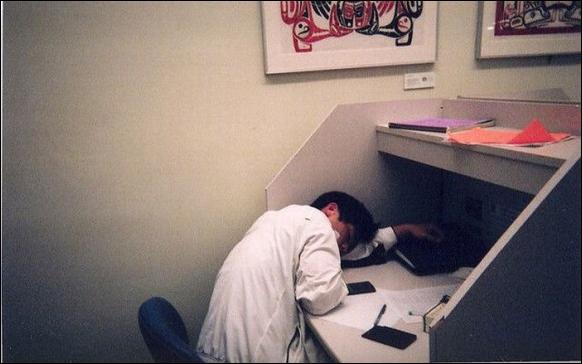 спящие в библиотеке