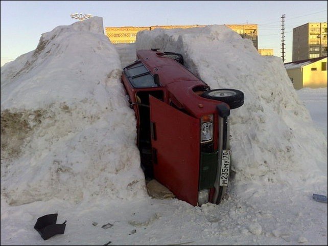 Зимние способы парковки