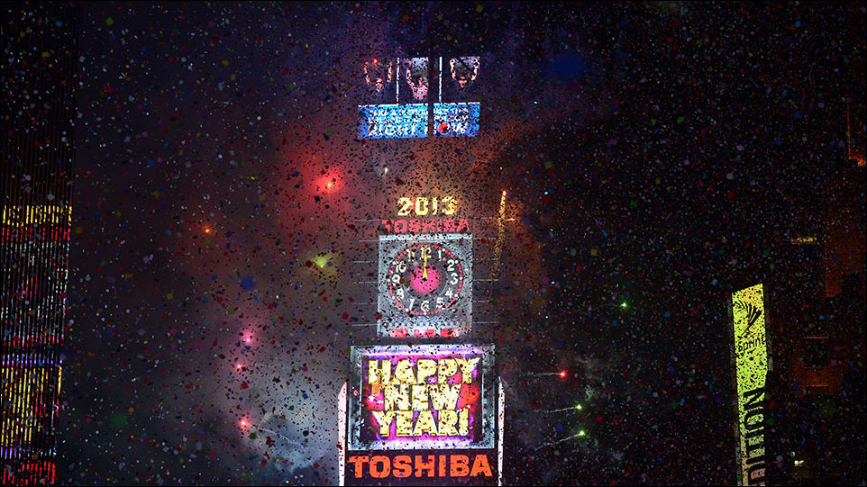 Празднование Нового 2013 года
