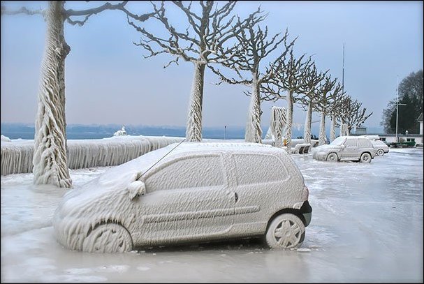 Мороз и автомобили