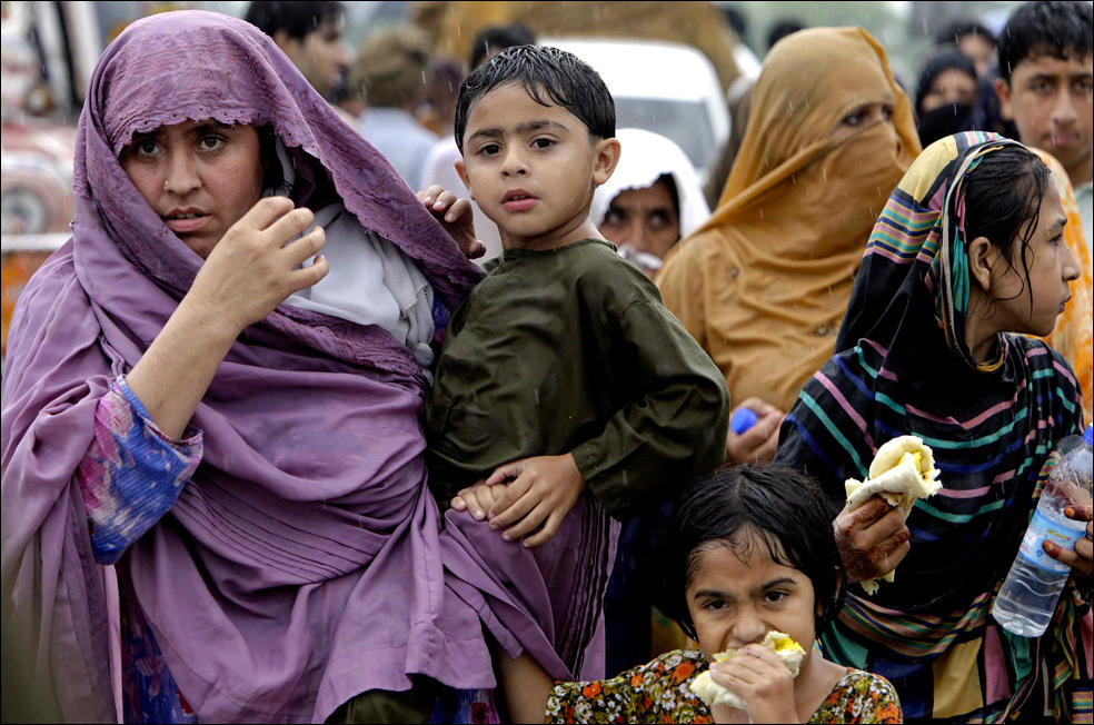 сильнейшее наводнение в Пакистане