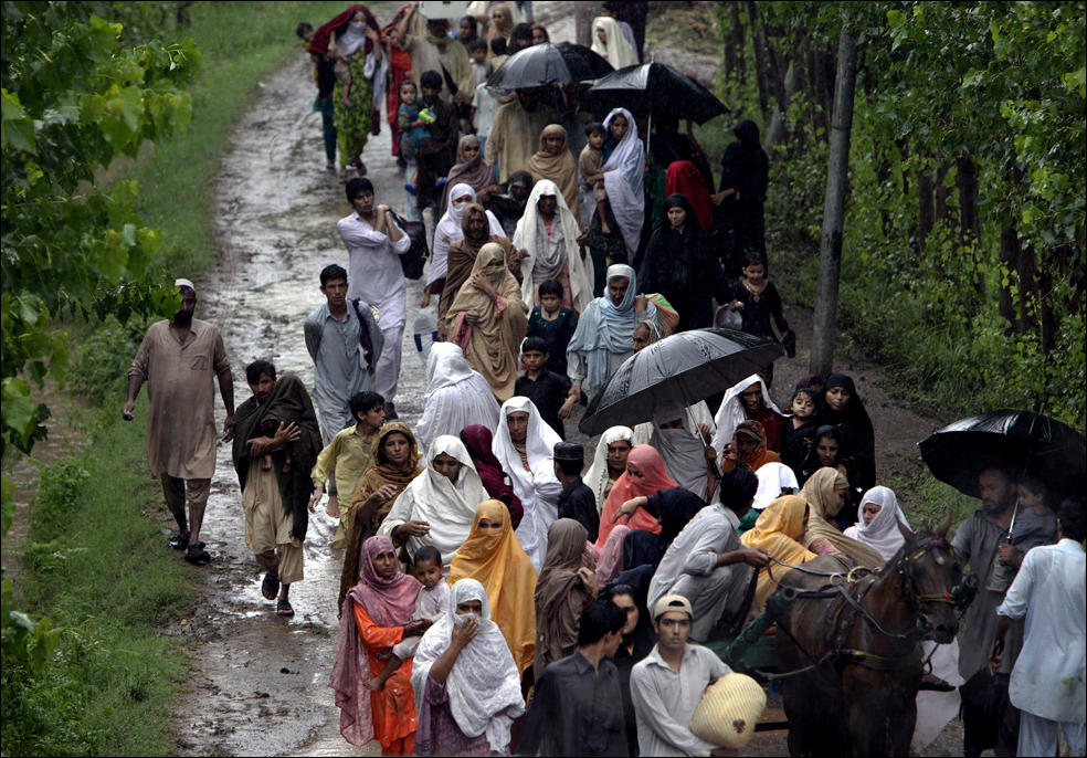 сильнейшее наводнение в Пакистане