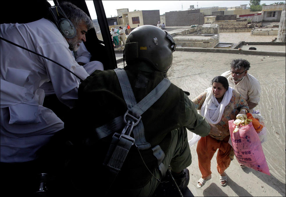 сильнейшее наводнение в Пакистане