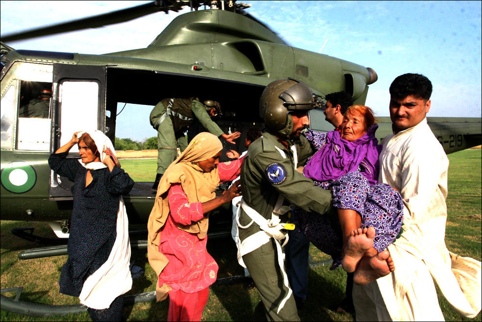 сильнейшее наводнение в Пакистане