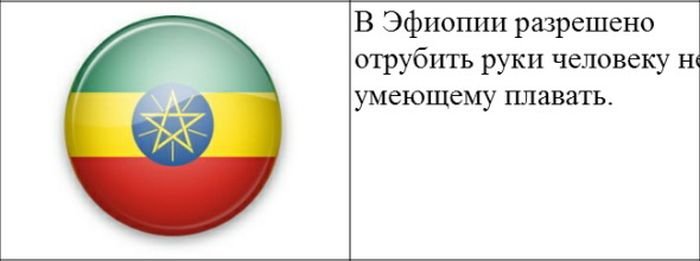 Смешные законы разных стран Смешные законы разных стран