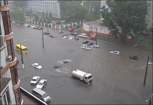 Наводнение в Одессе 24 мая 2012