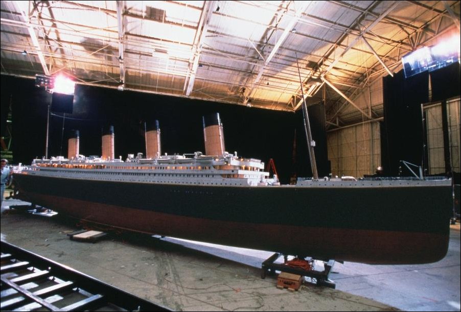 На съемочной площадке Титаника