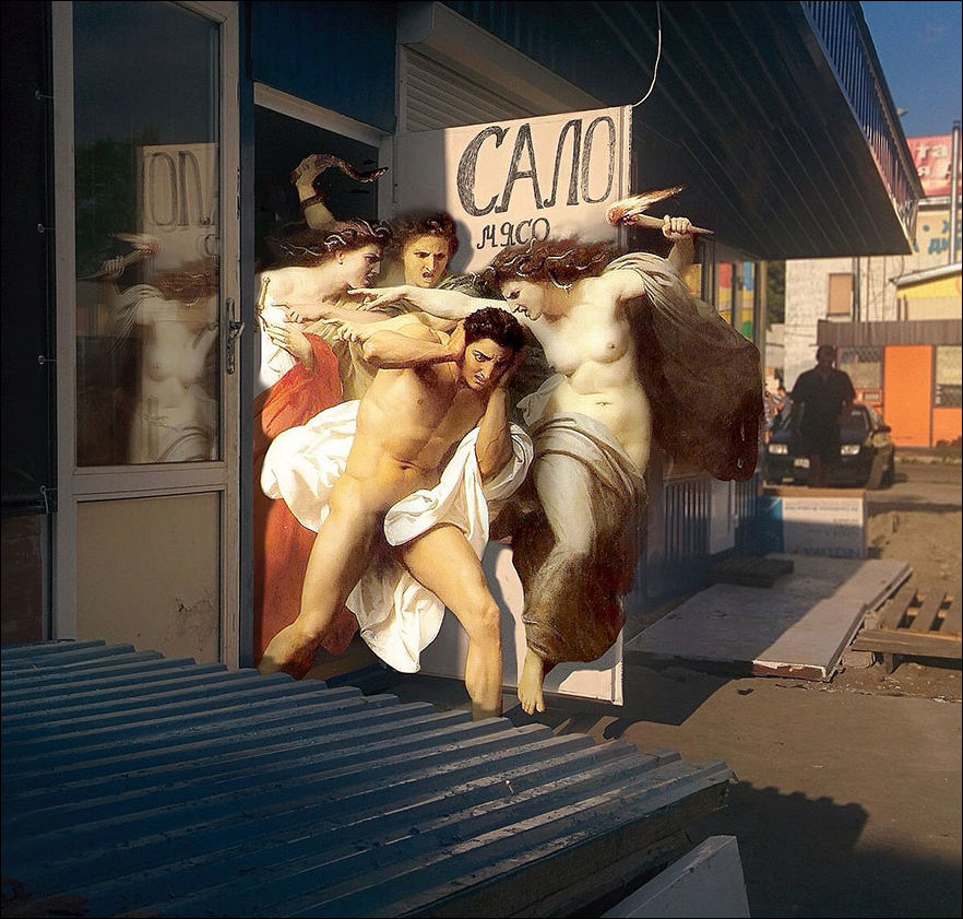 Персонажи классических картин в современном мире Персонажи классических картин в современном мире