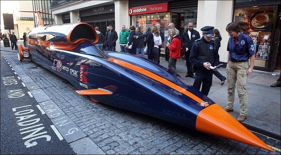 bloodhound- сверхзвуковой автомобиль