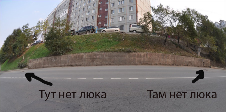 Открытые люки на дорогах Владивостока
