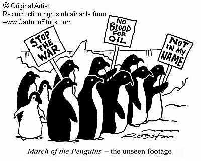 пингвины за мир!