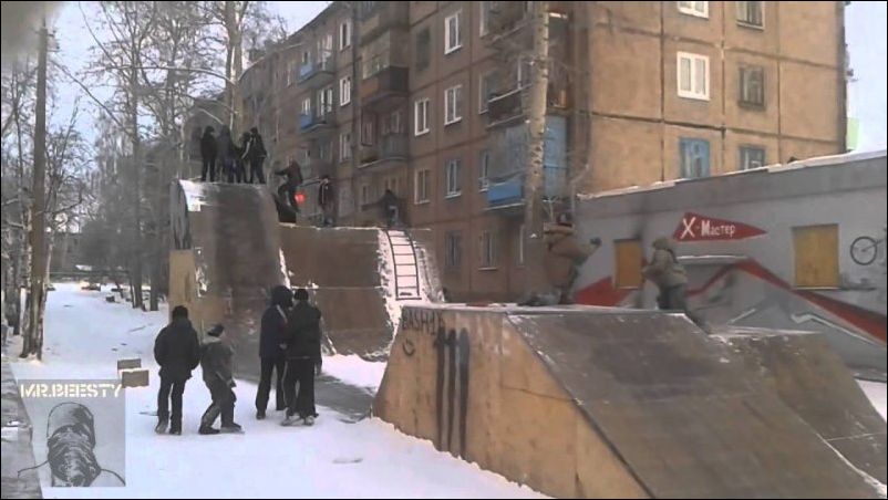 Новое зимнее развлечение российских детишек 