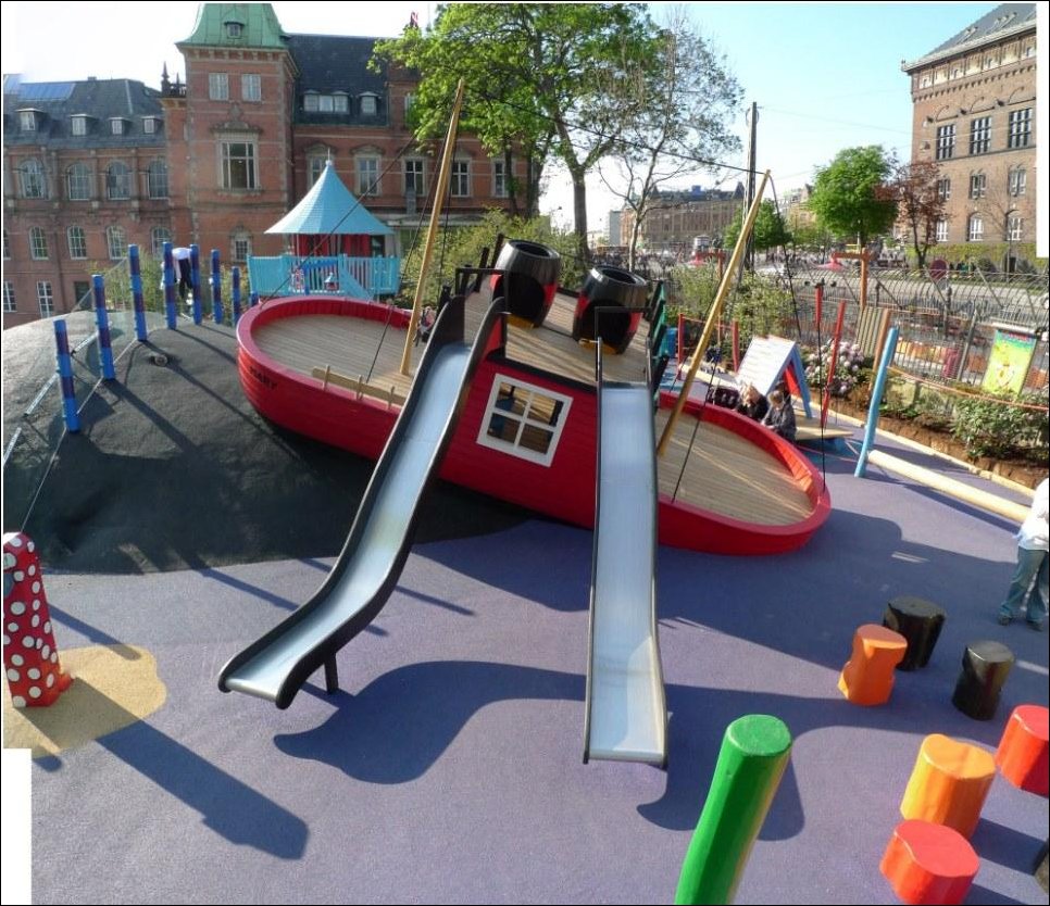 Красивые детские игровые площадки