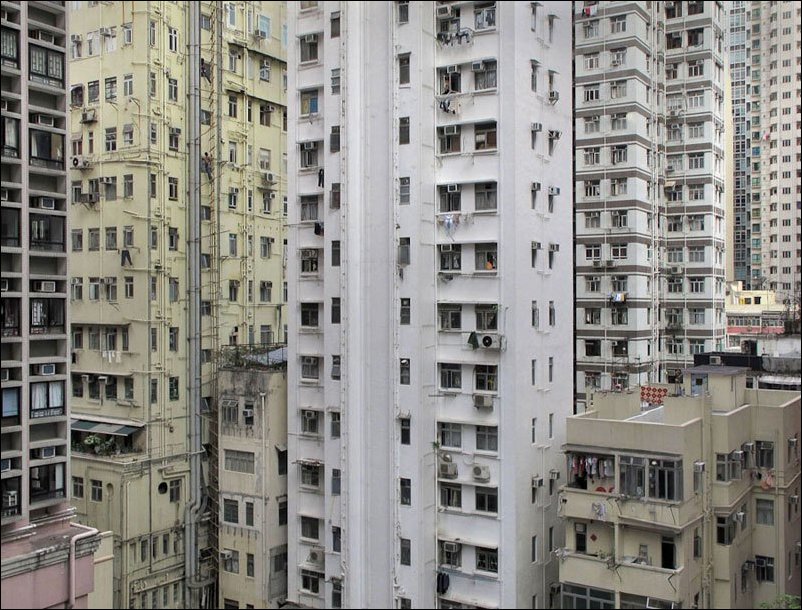 Жилые многоэтажки Гонконга