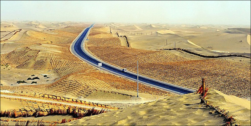Самое длинное шоссе через пустыню