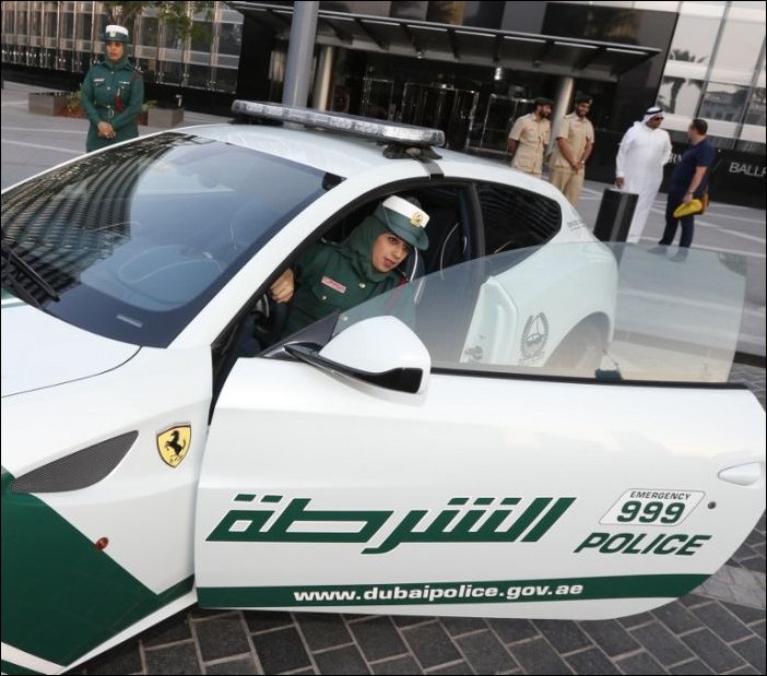 Суперкары полиции Дубаи