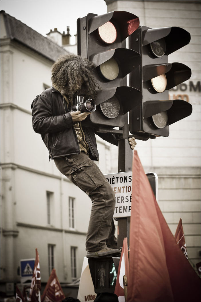 Фотограф за работой