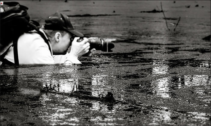 Фотограф за работой