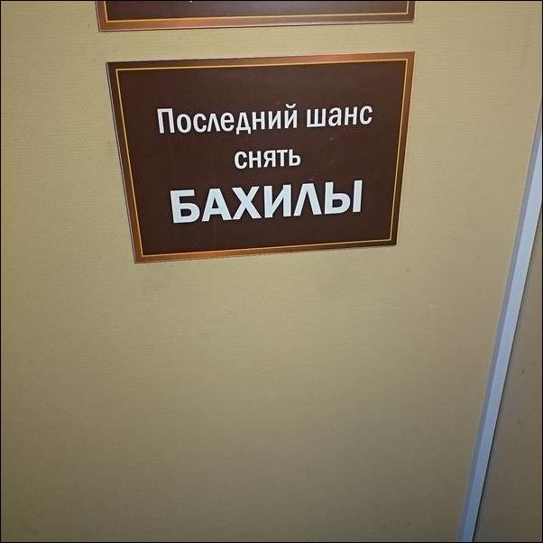 Смешные надписи и объявления