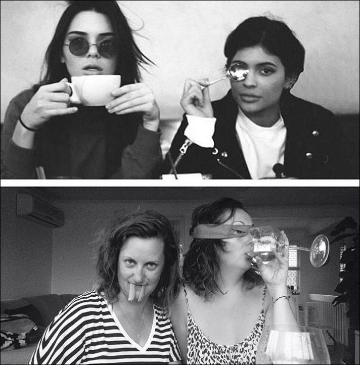 Селеста Барбер - пародии на фото знаменитостей