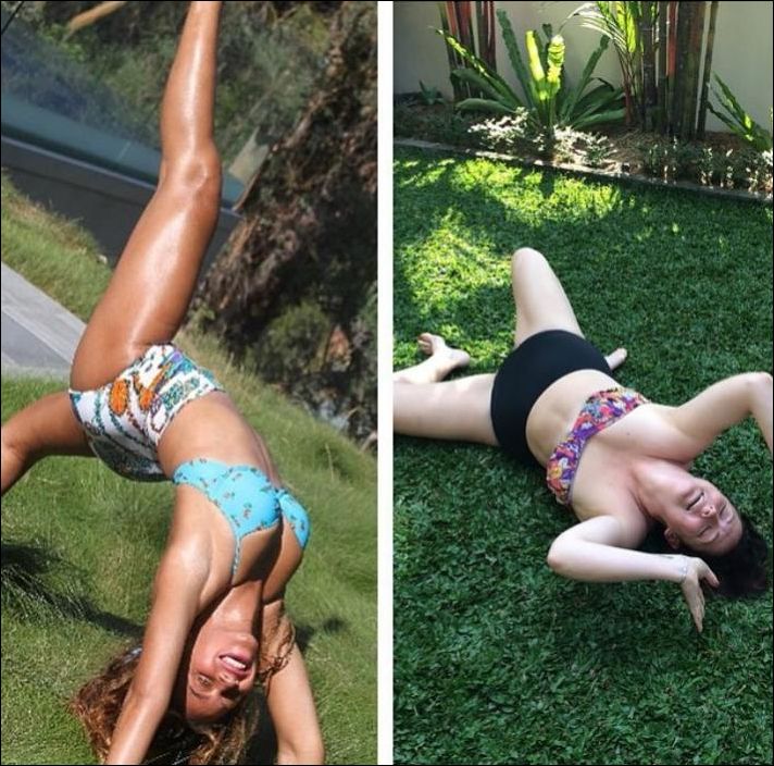 Селеста Барбер - пародии на фото знаменитостей