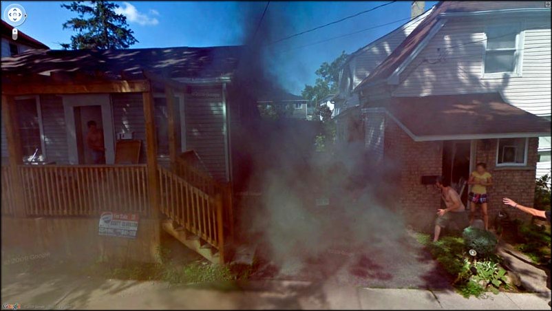 Интересное на Google Street View