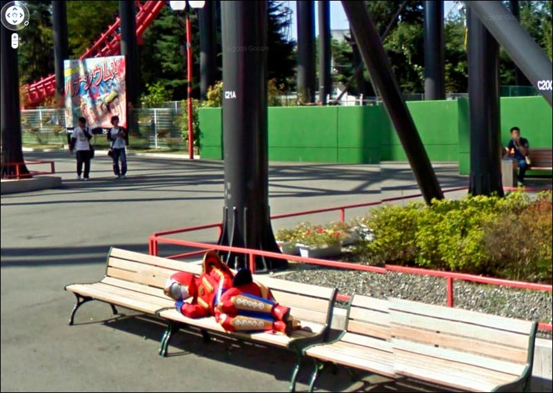 Интересное на Google Street View