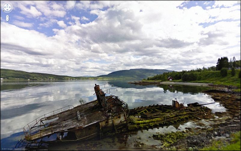 Интересное на Google Street View